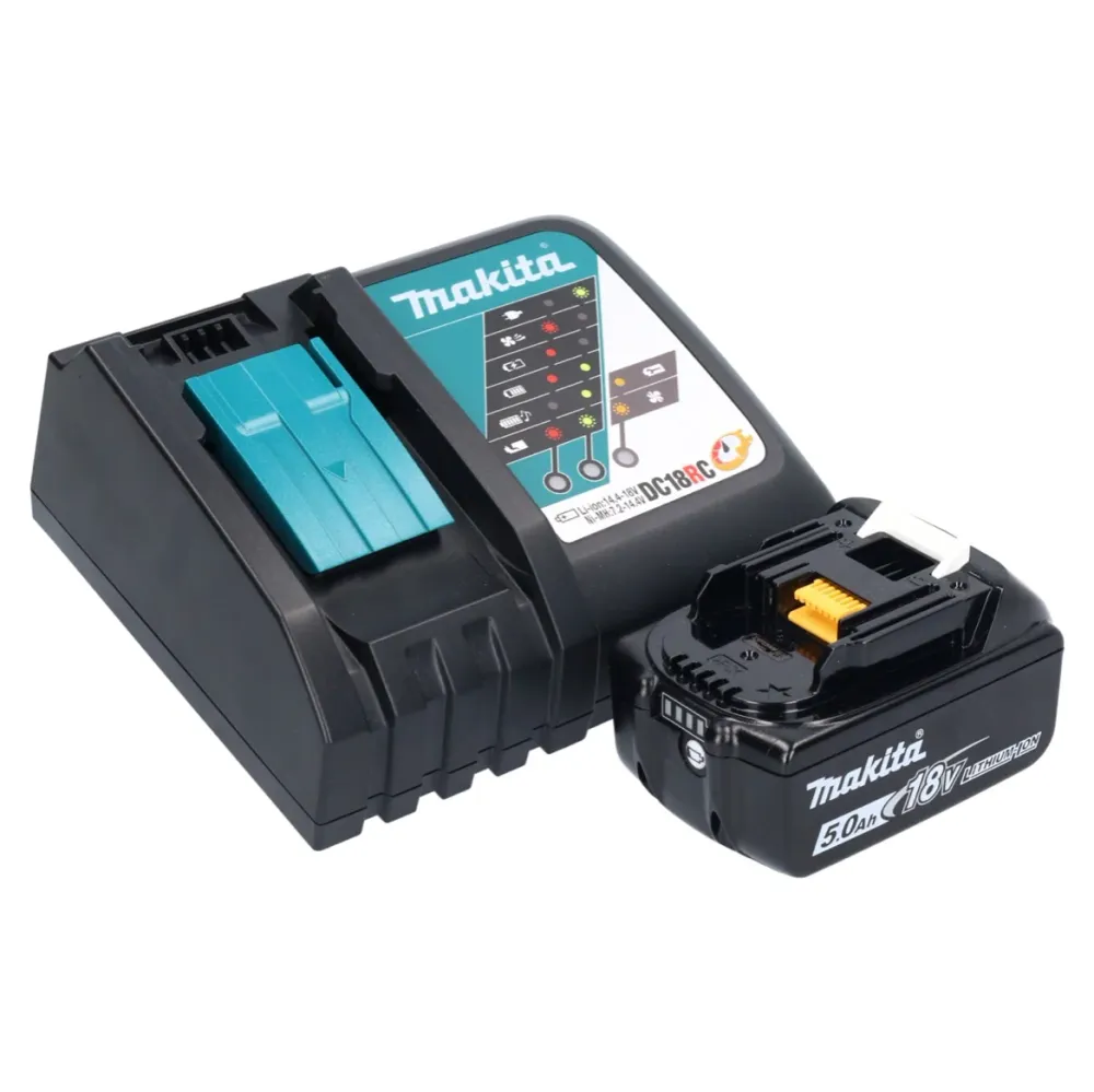 Akumulatorowa pilarka tarczowa Makita DSS 610 RT1 18 V 165 mm + 1x akumulator 5,0 Ah + ładowarka