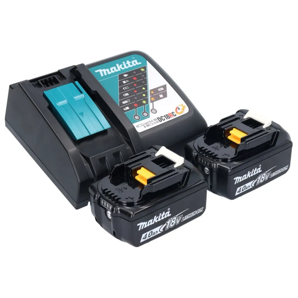 Akumulatorowa pilarka tarczowa Makita DSS 610 RM 18 V 165 mm + 2x akumulator 4,0 Ah + ładowarka