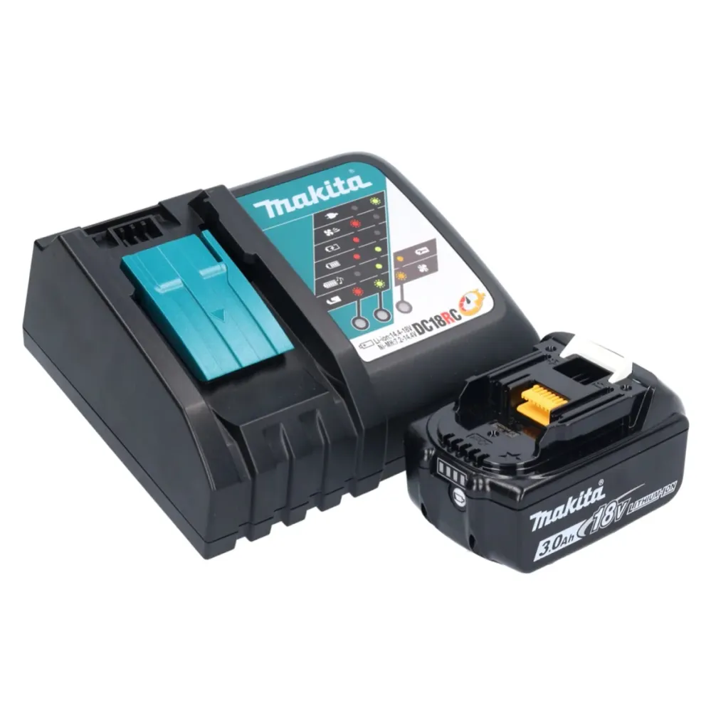 Akumulatorowe narzędzie wielofunkcyjne Makita DTM 52 RF1JX4 18 V Starlock Max Brushless + 1x akumulator 3,0 Ah + ładowarka...