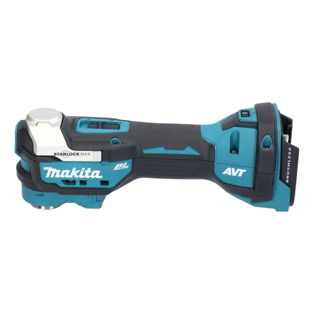 Akumulatorowe narzędzie wielofunkcyjne Makita DTM 52 RMJX4 18 V Starlock Max Brushless + 2x akumulator 4,0 Ah + ładowarka...