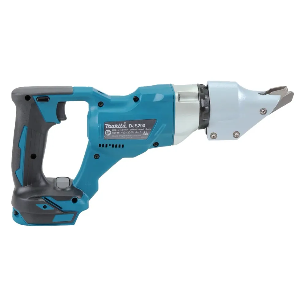 Akumulatorowe nożyce do blachy Makita DJS 200 RM1 18 V 2,0 mm bezszczotkowe + 1x akumulator 4,0 Ah + ładowarka