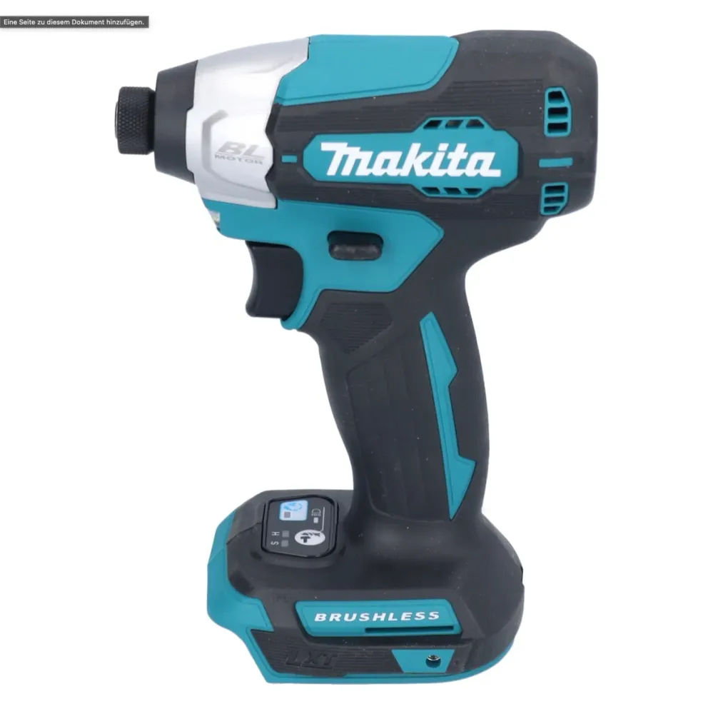 Akumulatorowy klucz udarowy Makita DTD 157 M1J 18 V 140 Nm 1/4" bezszczotkowy + 1x akumulator 4,0 Ah + Makpac - bez ładowarki