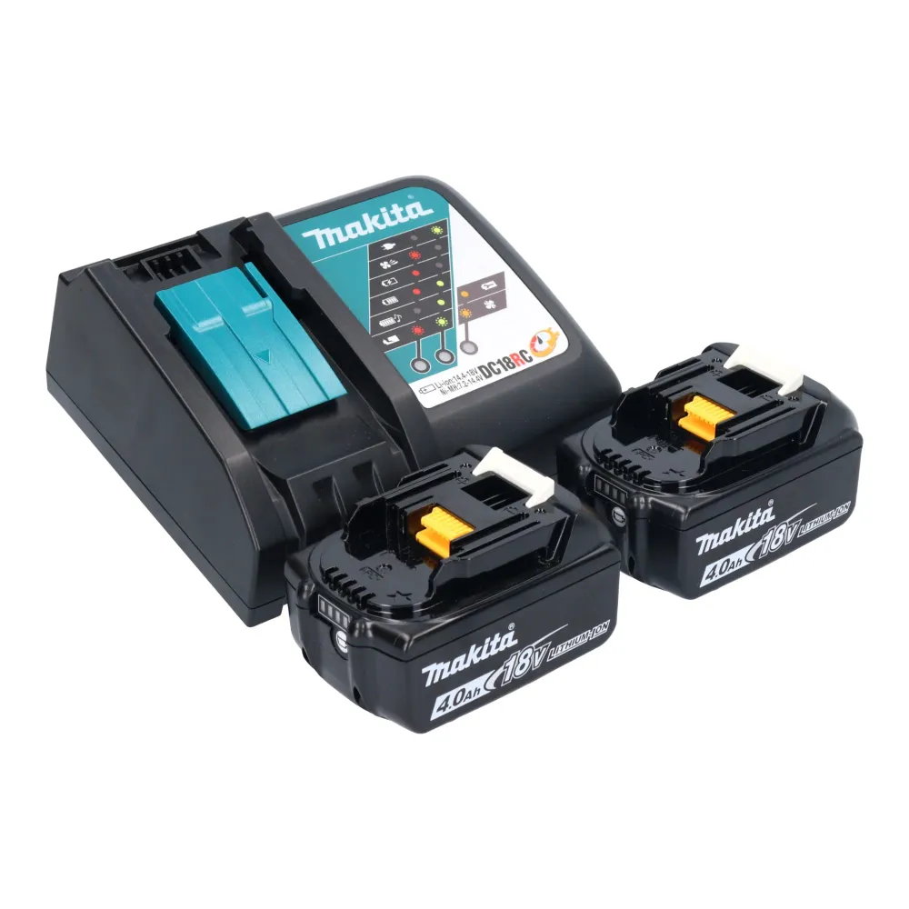 Makita DDA 450 RMK akumulatorowa wiertarko-wkrętarka kątowa 18 V 70 Nm bezszczotkowa + 2x akumulator 4,0 Ah + ładowarka +...