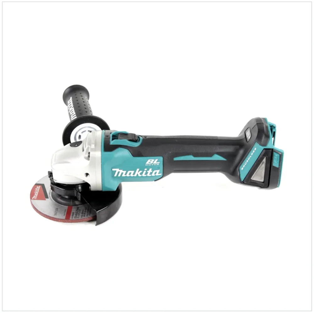 Makita DGA 504 M1J akumulatorowa szlifierka kątowa 18V 125mm bezszczotkowa + 1x akumulator 4,0Ah + Makpac - bez ładowarki