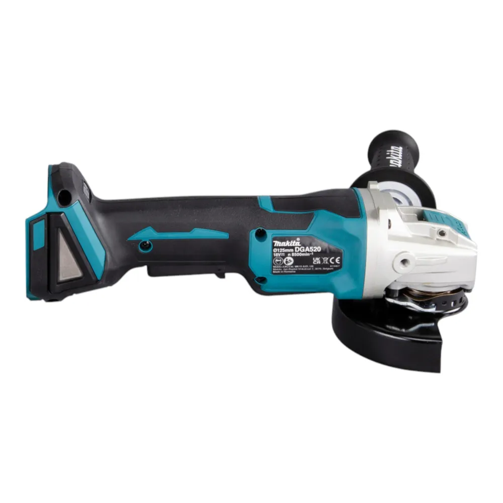 Makita DGA 520 RF1X1 akumulatorowa szlifierka kątowa 18 V 125 mm X-LOCK bezszczotkowa + 1x akumulator 3,0 Ah + ładowarka