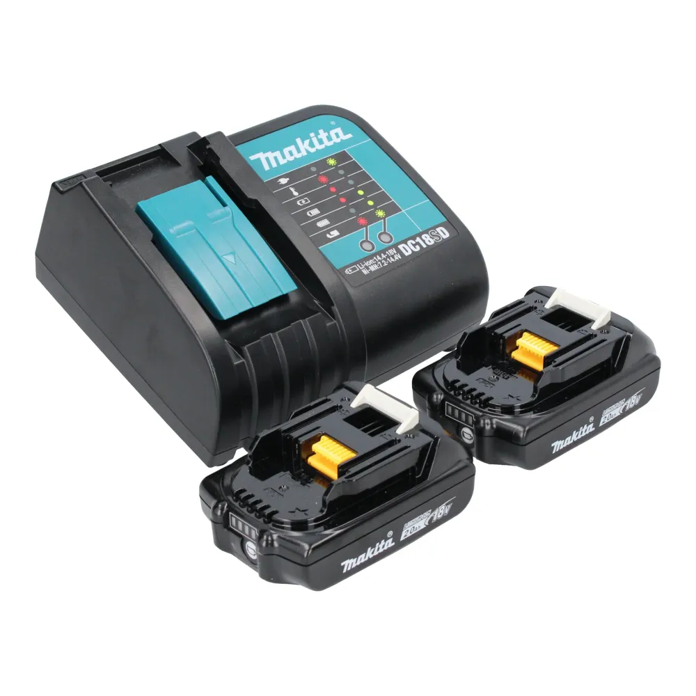 Makita DHP 487 SAKO akumulatorowa wiertarko-wkrętarka udarowa 18 V 40 Nm bezszczotkowa seria Olive Outdoor Adventure + 2x...