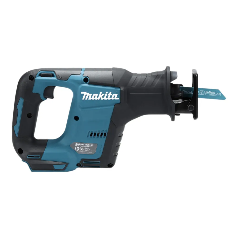 Makita DJR 188 Z akumulatorowa pił szablasta 18 V bezszczotkowa + zestaw brzeszczotów do piły szablastej ( P-83967 ) - bez...