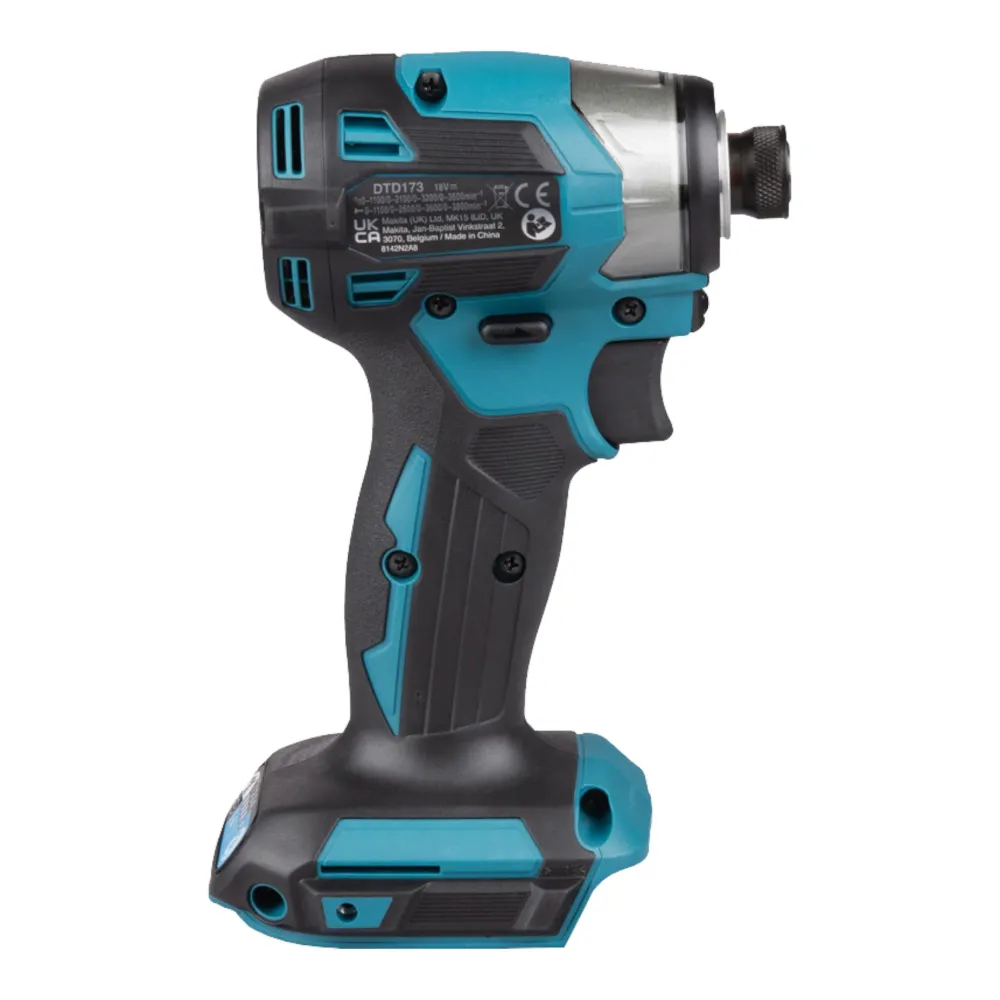 Makita DTD 173 RG1 akumulatorowy klucz udarowy 18 V 180 Nm 1/4" bezszczotkowy + 1x akumulator 6,0 Ah + ładowarka