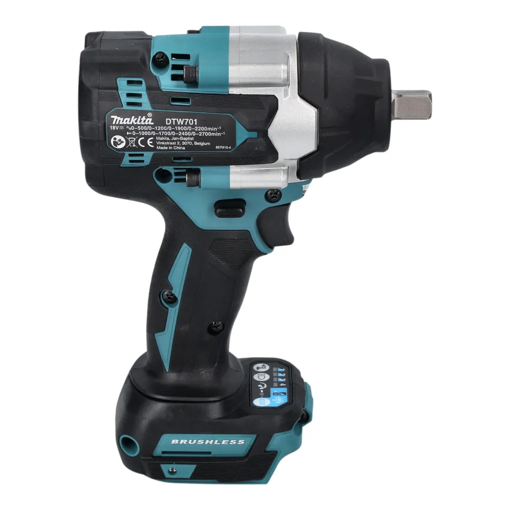 Makita DTW 701 Z akumulatorowy klucz udarowy 18 V 700 Nm 1/2" bezszczotkowy solo - bez akumulatora, bez ładowarki