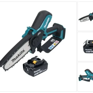 Makita DUC 150 T akumulatorowa pilarka łńcuchowa 18 V 15 cm bezszczotkowa + 1x akumulator 5,0 Ah - bez ładowarki