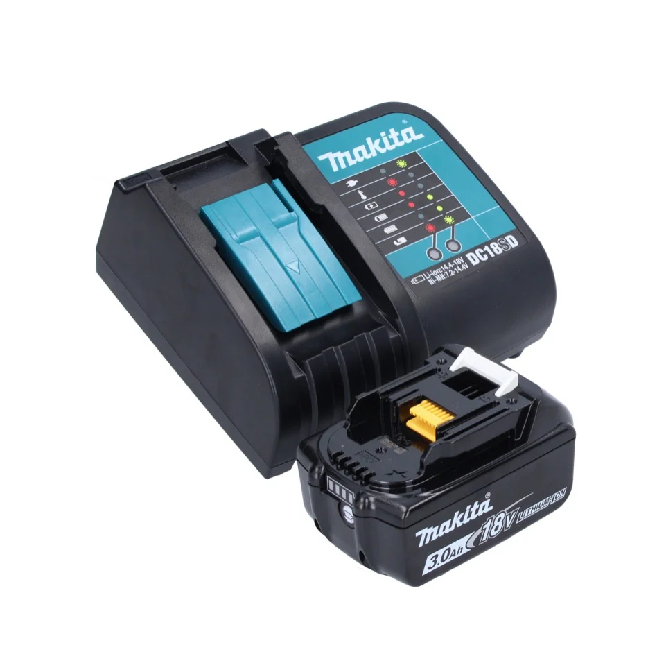Makita DUC 150 SF akumulatorowa pilarka łńcuchowa 18 V 15 cm bezszczotkowa + 1x akumulator 3,0 Ah + ładowarka