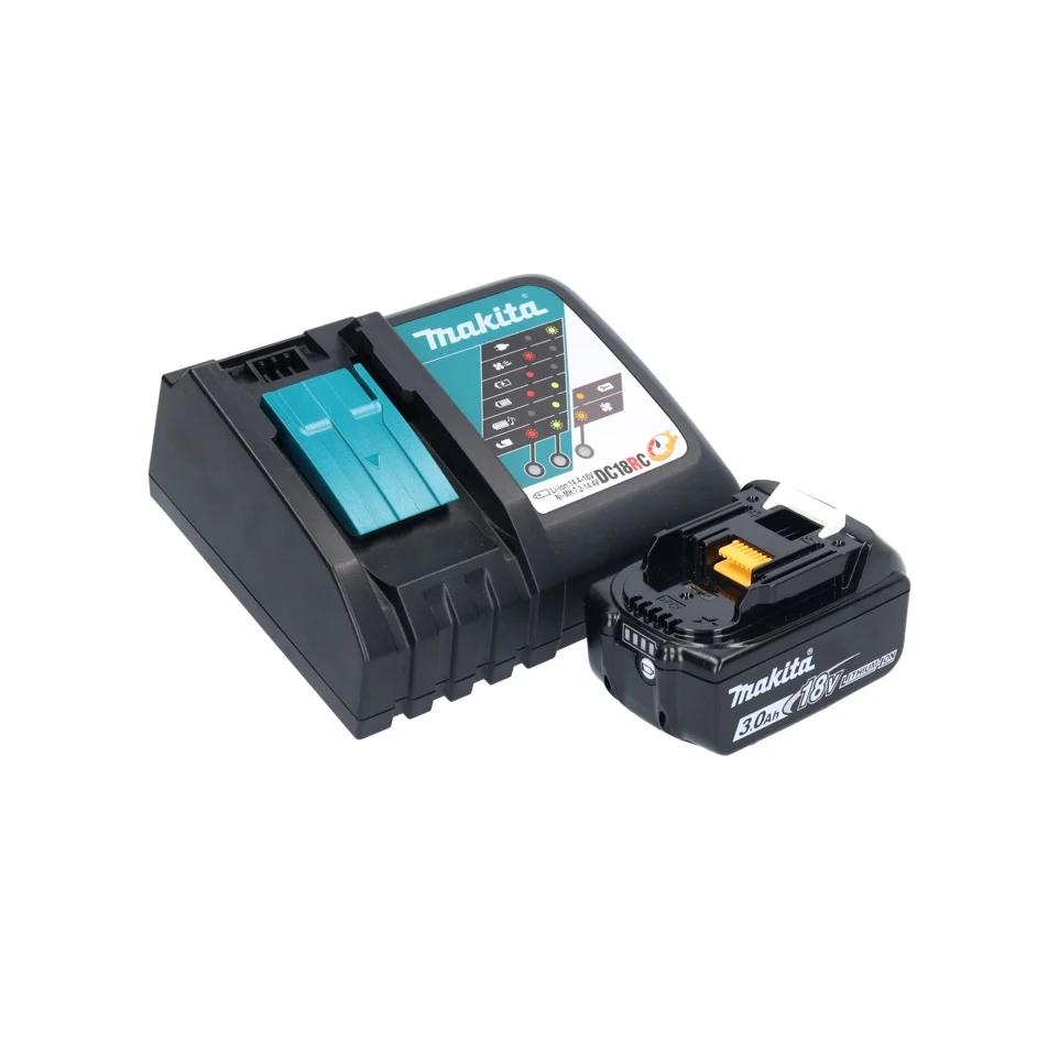 Makita DUC 150 RF akumulatorowa pilarka łńcuchowa 18 V 15 cm bezszczotkowa + 1x akumulator 3,0 Ah + ładowarka