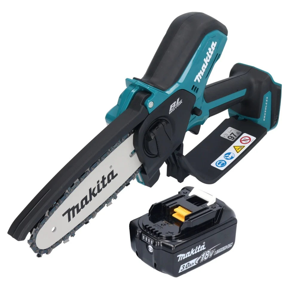 Makita DUC 150 F Akumulatorowa pilarka łńcuchowa 18 V 15 cm bezszczotkowa + 1x akumulator 3,0 Ah - bez ładowarki