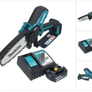 Makita DUC 150 RG Akumulatorowa pilarka łńcuchowa 18 V 15 cm bezszczotkowa + 1x akumulator 6,0 Ah + ładowarka