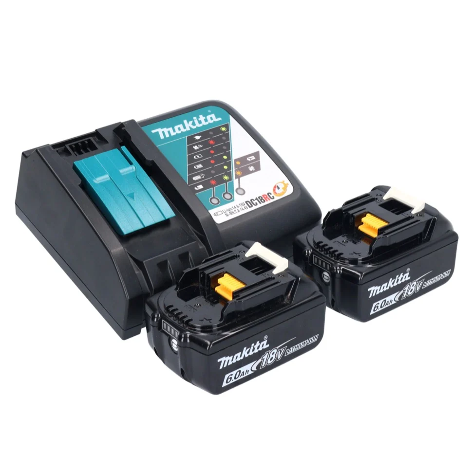 Makita DUC 150 RG2 Akumulatorowa pilarka łńcuchowa 18 V 15 cm bezszczotkowa + 2x akumulator 6,0 Ah + ładowarka
