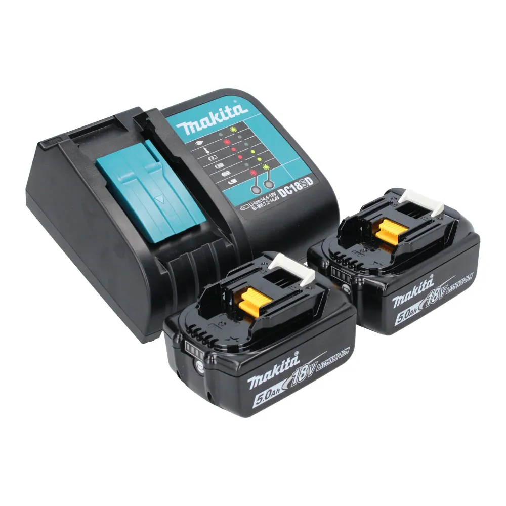 Makita DUC 307 ST2X3 Akumulatorowa pilarka łńcuchowa 18 V 30 cm bezszczotkowa + 2x akumulator 5,0 Ah + ładowarka