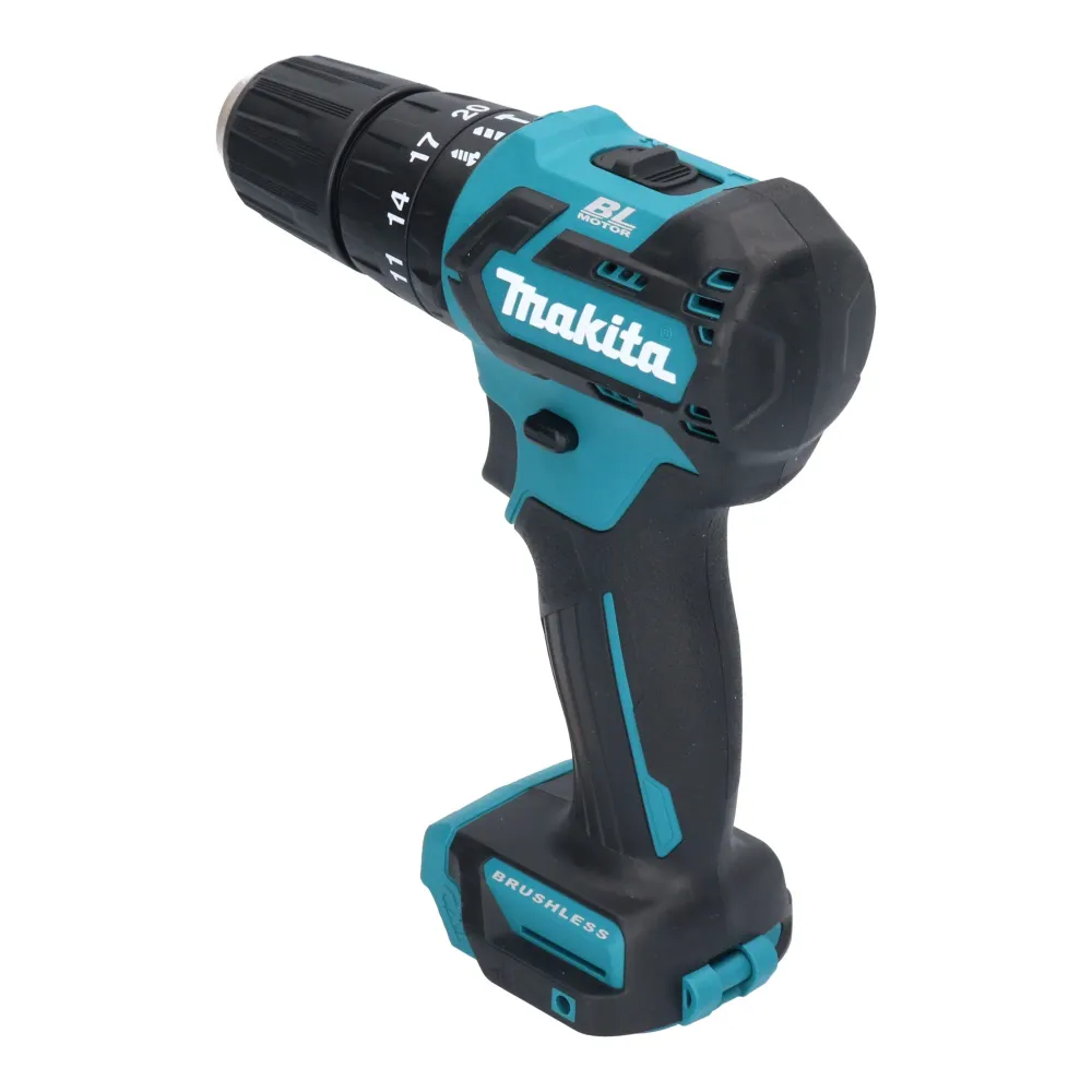 Makita HP 332 DZE akumulatorowa wiertarko-wkrętarka udarowa 12 V maks. 35 Nm bezszczotkowa + walizka - bez akumulatora, be...