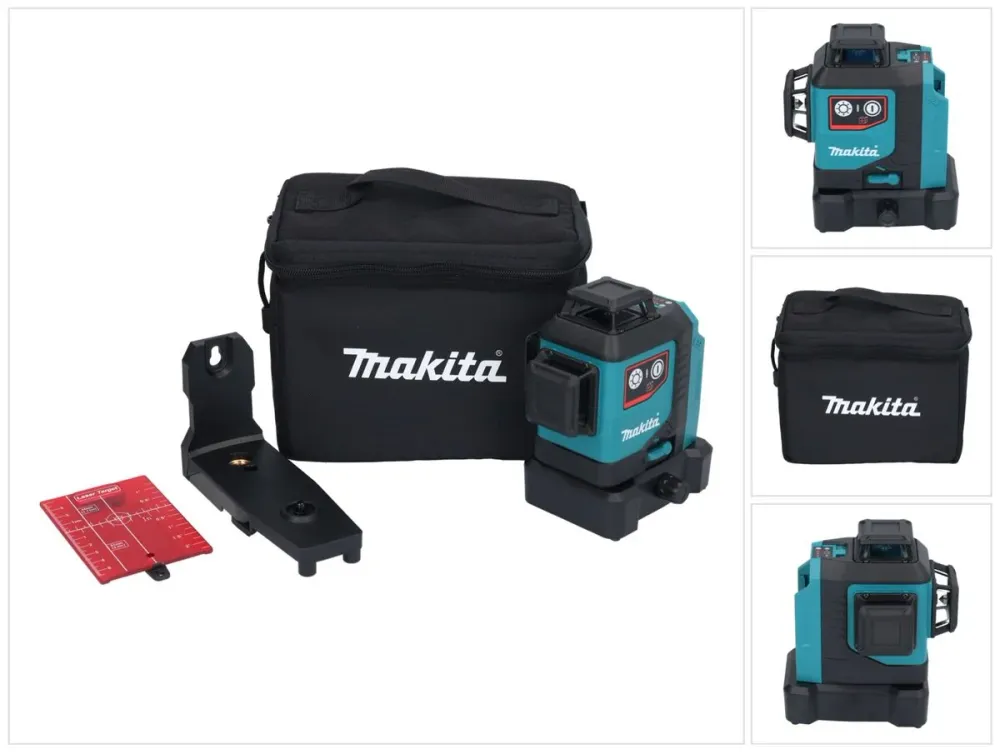 Makita SK 700 D akumulatorowy laser wieloliniowy czerwony 12 V maks. IP 54 10 m solo - bez akumulatora, bez ładowarki