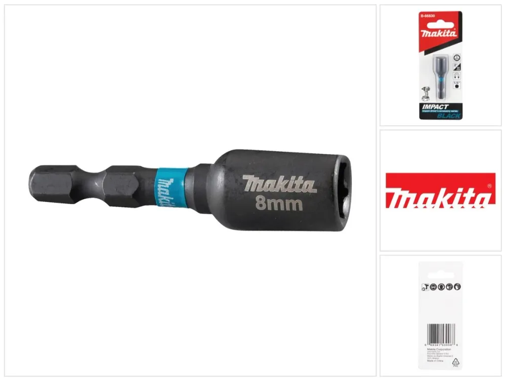 Makita B-66830 Klucz nasadowy SW8 50 mm 1/4" Impact czarny