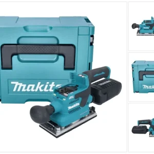 Makita DBO 382 ZJ akumulatorowa szlifierka oscylacyjna 18 V 93 x 185 mm bezszczotkowa + Makpac - bez akumulatora, bez łado...