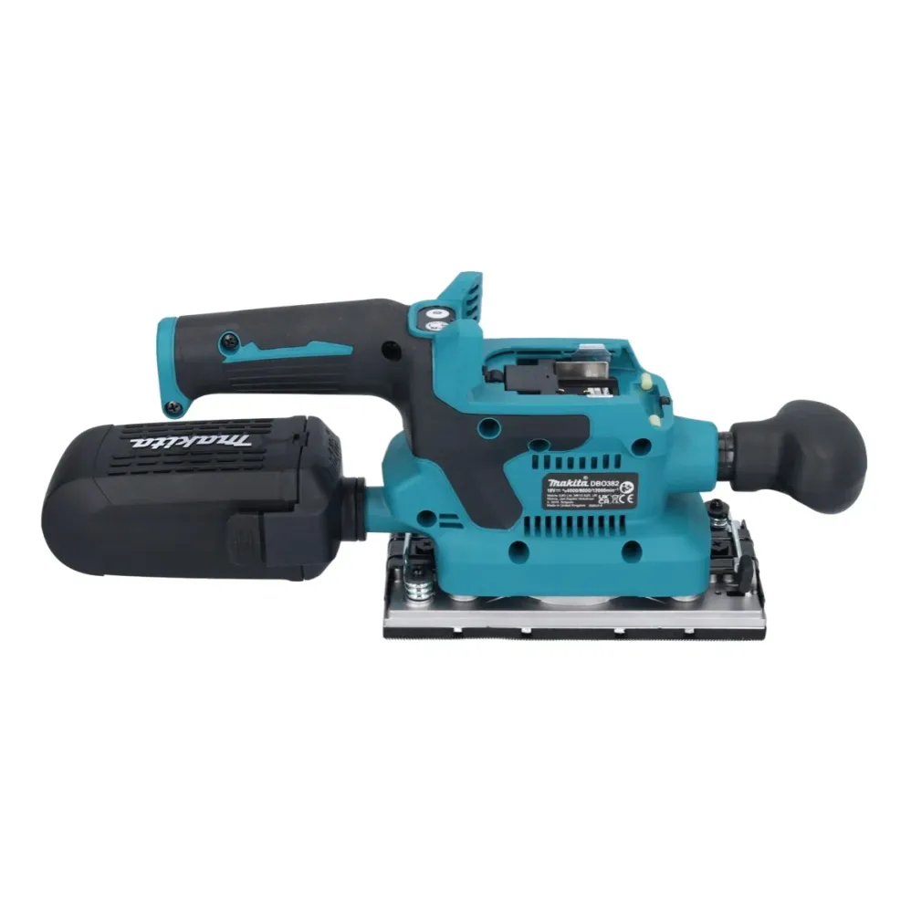 Makita DBO 382 M1 akumulatorowa szlifierka oscylacyjna 18 V 93 x 185 mm bezszczotkowa + 1x akumulator 4,0 Ah - bez ładowarki