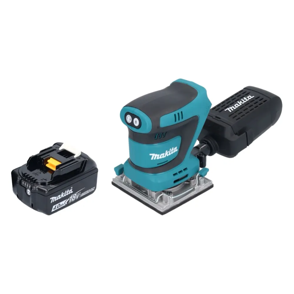Makita DBO 484 M1 akumulatorowa szlifierka oscylacyjna 18 V 112 x 102 mm + 1x akumulator 4,0 Ah - bez ładowarki