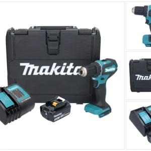 Makita DDF 485 SFK akumulatorowa wiertarko-wkrętarka 18 V 50 Nm bezszczotkowa + 1x akumulator 3,0 Ah + ładowarka + walizka