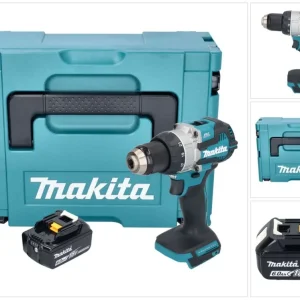 Makita DDF 489 G1J akumulatorowa wiertarko-wkrętarka 18 V 73 Nm bezszczotkowa + 1x akumulator 6,0 Ah + Makpac - bez ładowarki