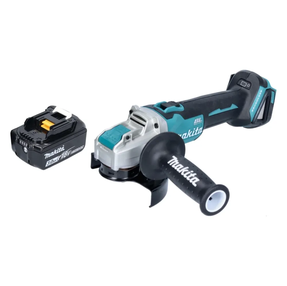 Makita DGA 521 F1X1 akumulatorowa szlifierka kątowa 18 V 125 mm X-LOCK Brushless + 1x akumulator 3,0 Ah - bez ładowarki