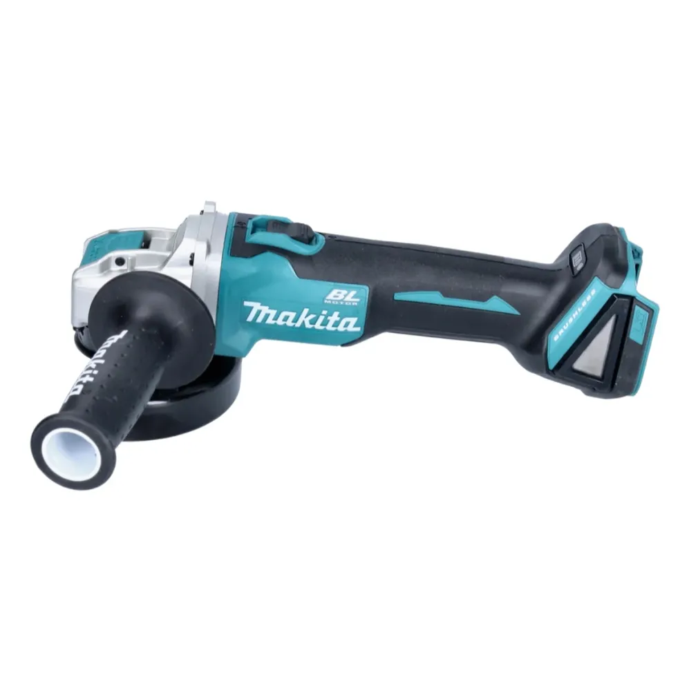 Makita DGA 521 RM1X1 akumulatorowa szlifierka kątowa 18 V 125 mm X-LOCK bezszczotkowa + 1x akumulator 4,0 Ah + ładowarka