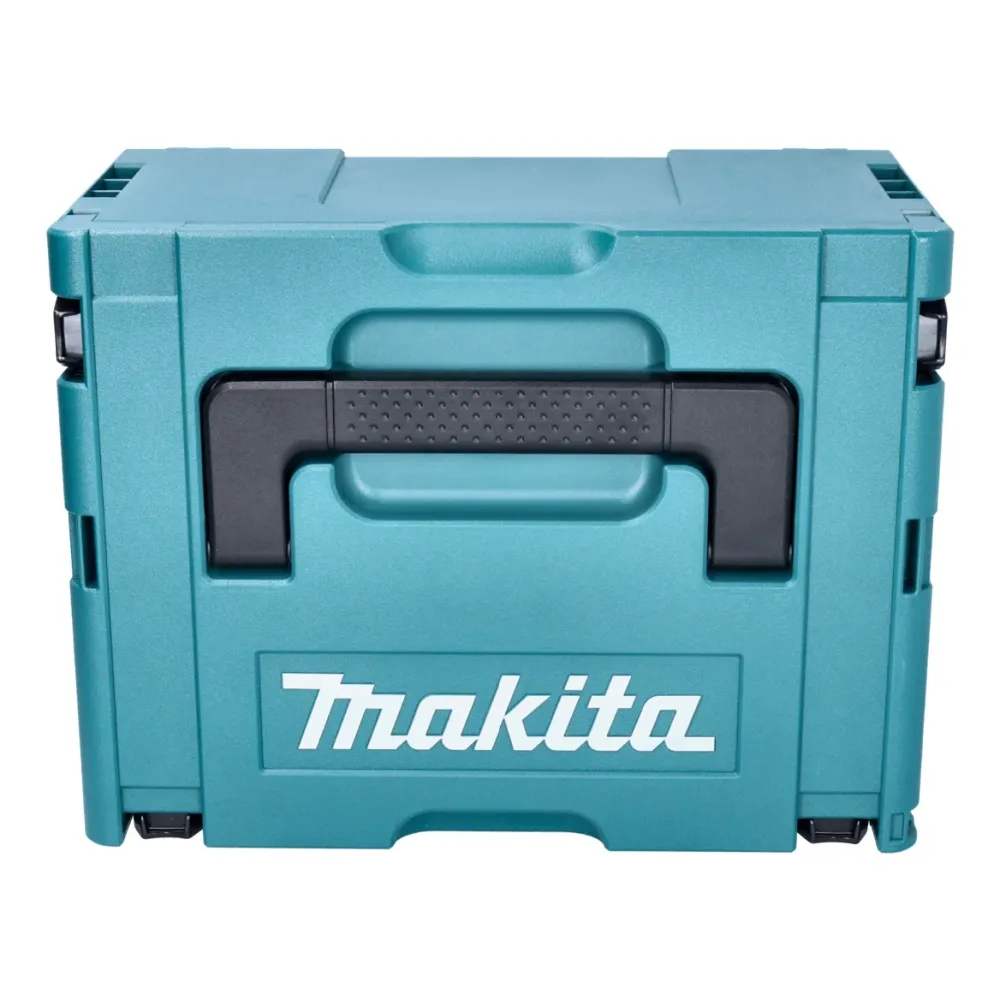 Makita DGA 521 RMX1J Akumulatorowa szlifierka kątowa 18 V 125 mm X-LOCK Bezszczotkowa + 2x akumulator 4,0 Ah + ładowarka +...