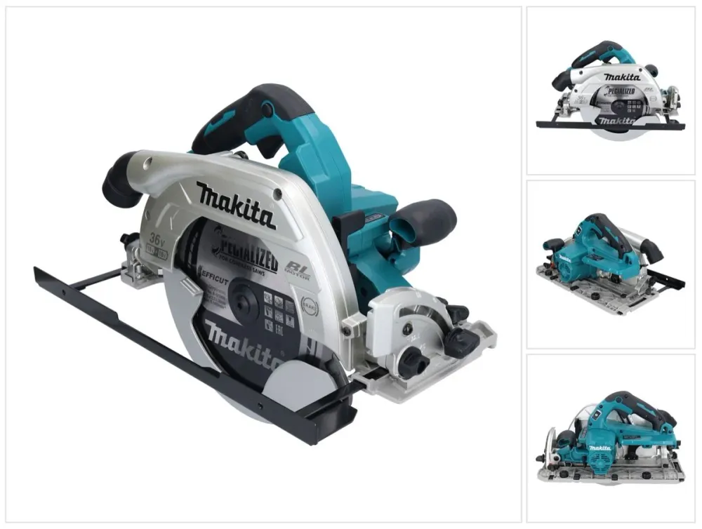 Makita DHS 900 ZU akumulatorowa pilarka tarczowa 36 V ( 2x 18 V ) 235 mm bezszczotkowa + adapter Bluetooth - bez akumulato...