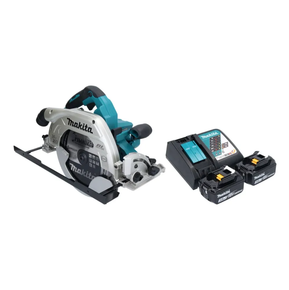 Makita DHS 900 RF2U Akumulatorowa pilarka tarczowa 36 V ( 2x 18 V ) 235 mm bezszczotkowa + 2x akumulator 3,0 Ah + ładowark...