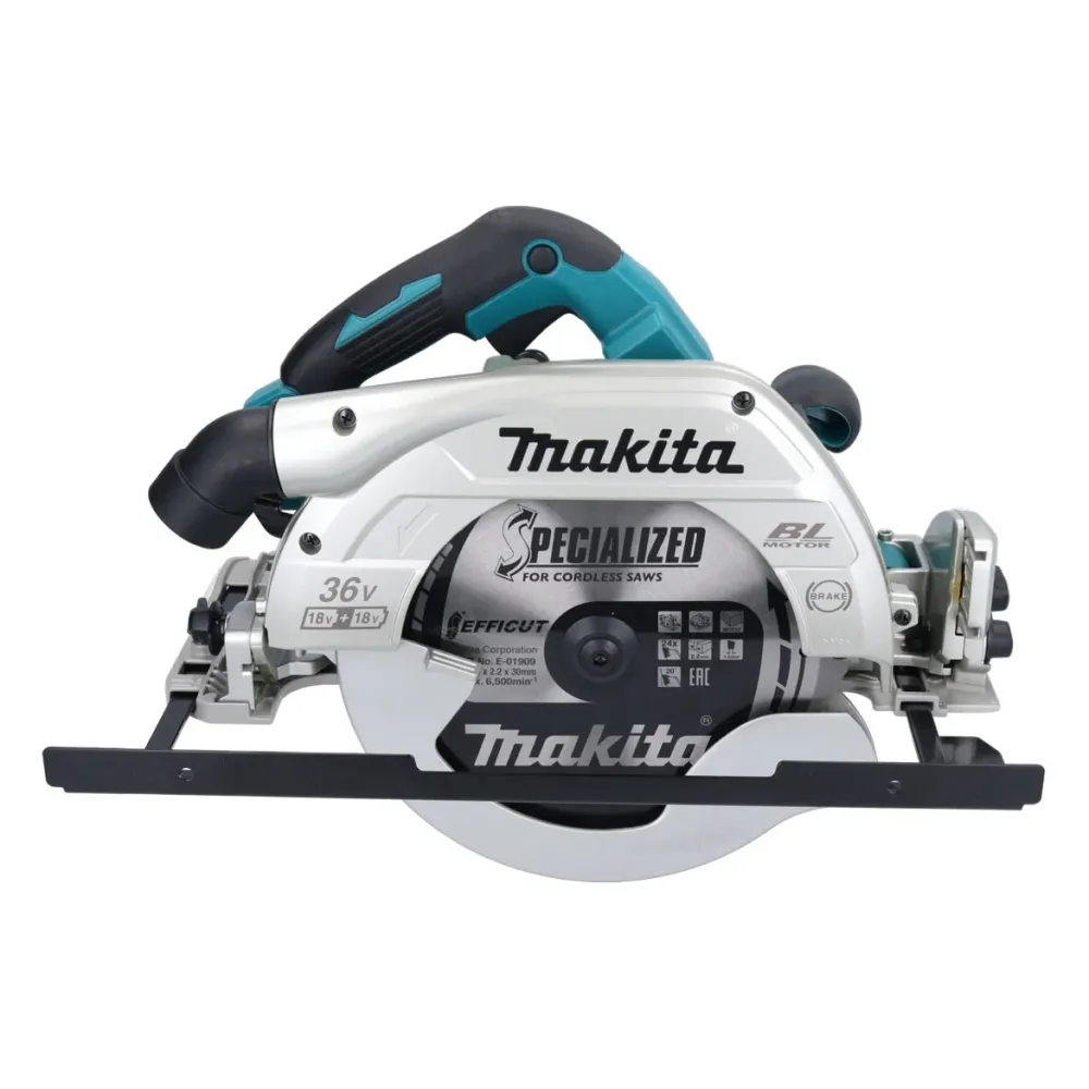 Makita DHS 900 T2U Akumulatorowa pilarka tarczowa 36 V ( 2x 18 V ) 235 mm bezszczotkowa + 2x akumulator 5,0 Ah + adapter B...