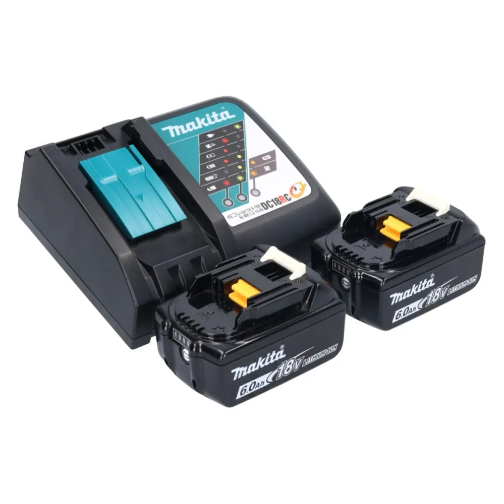 Makita DTD 172 RG akumulatorowy klucz udarowy 18 V 180 Nm 1/4" bezszczotkowy + 2x akumulator 6,0 Ah + ładowarka