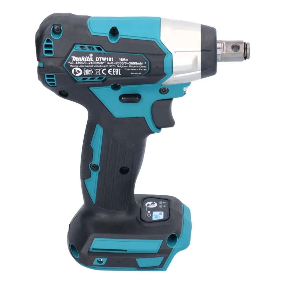 Makita DTW 181 T1 akumulatorowy klucz udarowy 18 V 210 Nm 1/2" bezszczotkowy + 1x akumulator 5,0 Ah - bez ładowarki