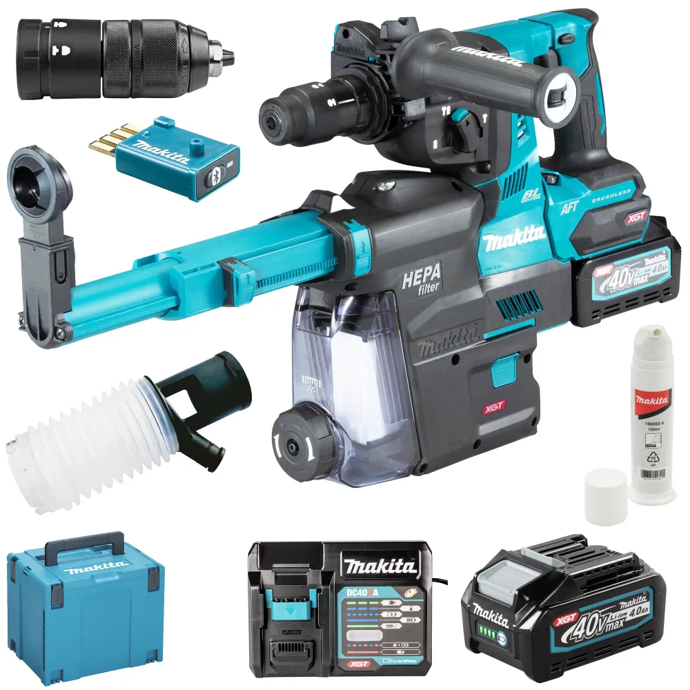 Wiertarka udarowa Makita HR002GM204 40V 4Ah