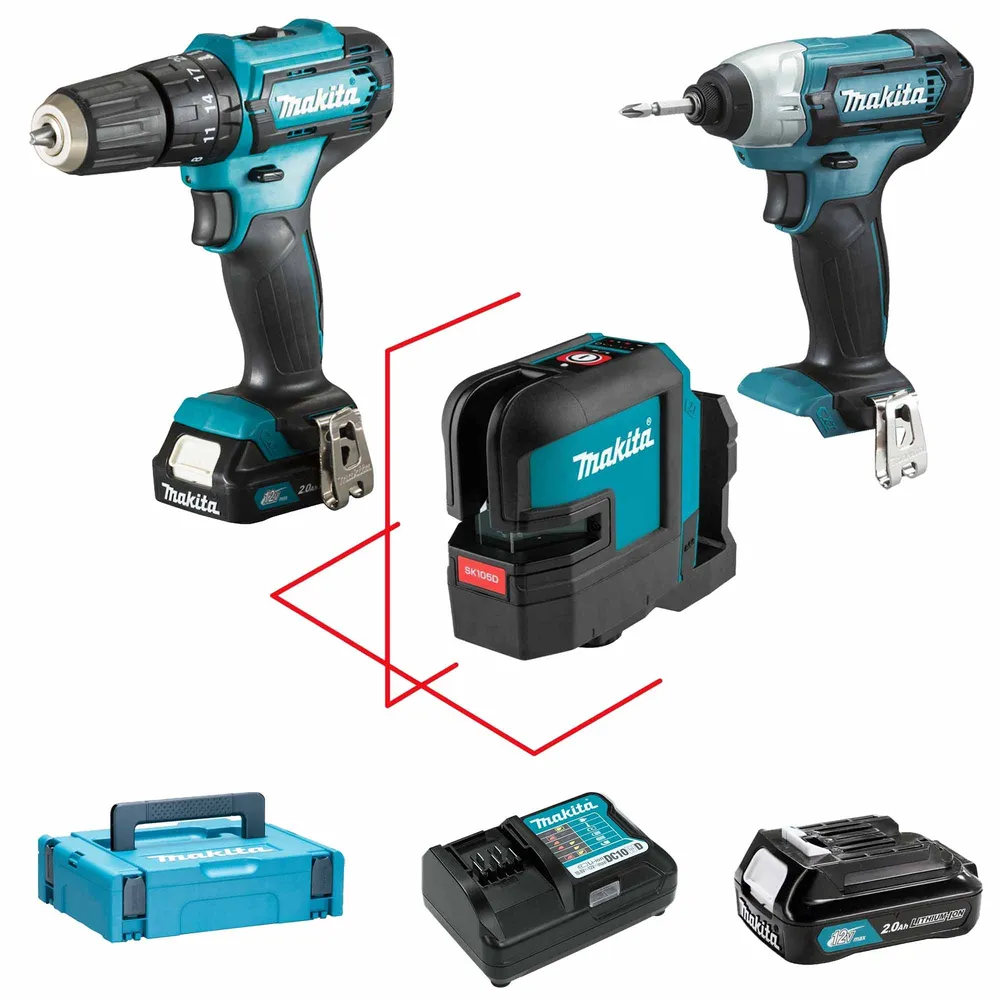 Zestaw elektronarzędzi Makita CLX337SAX3 12V 2Ah