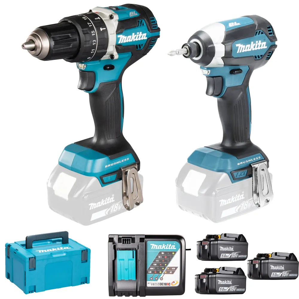 Zestaw elektronarzędzi Makita DLX2180TJ1 18V 5Ah