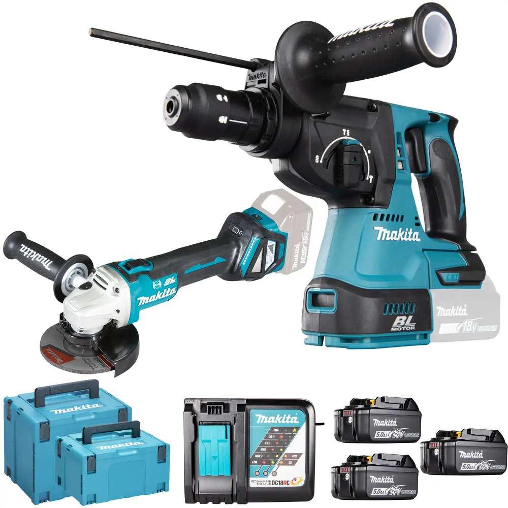 Zestaw elektronarzędzi Makita DLX2256TJ1 18 V 5 Ah