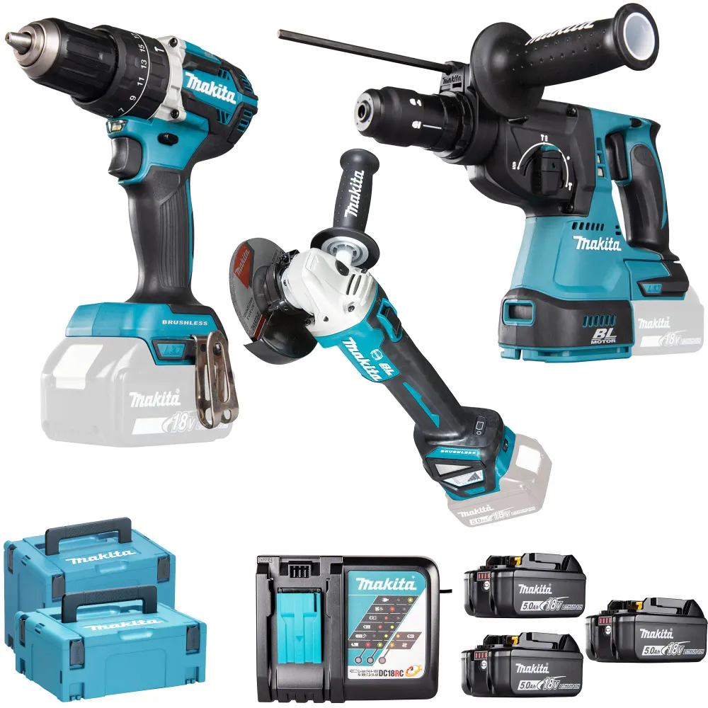 Zestaw elektronarzędzi Makita DLX3119TJ 18 V 5 Ah