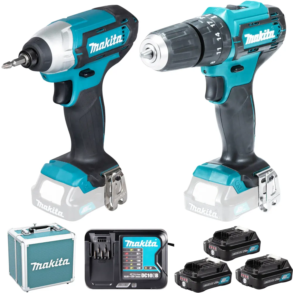 Zestaw wkrętaków Makita CLX228SAX2 12V 2Ah