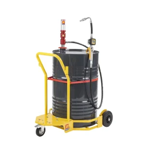 Meclube Pompa pneumatyczna do dystrybucji oleju na wózku 180-220L Aluminium Mobilna