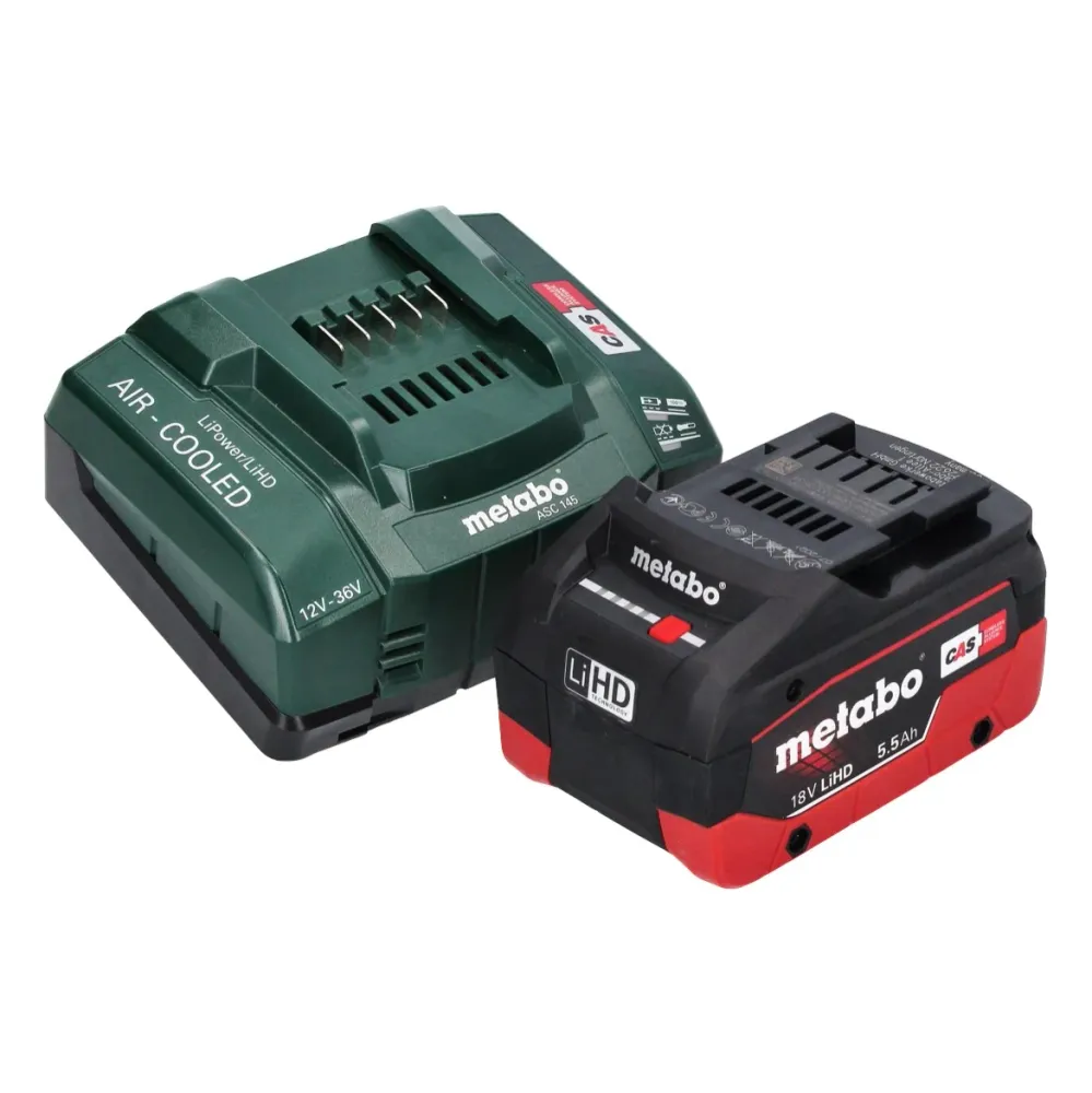 Akumulatorowa pilarka do gałęzi Metabo MS 18 LTX 15 18 V 15 cm 5 m/s + 1x akumulator 5,5 Ah + ładowarka + metaBOX