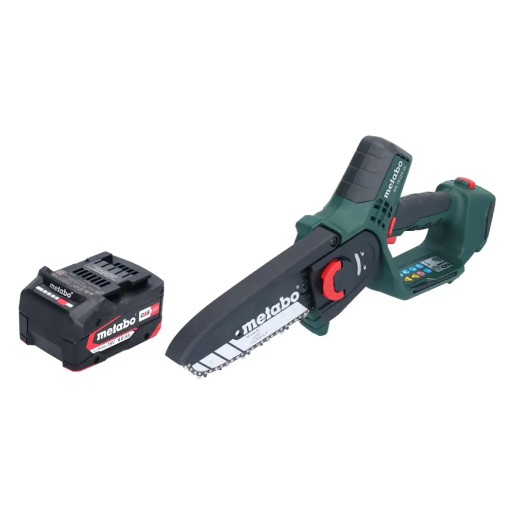 Akumulatorowa pilarka do przycinania Metabo MS 18 LTX 15 18 V 15 cm 5 m/s + 1x akumulator 4,0 Ah - bez ładowarki