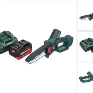 Akumulatorowa pilarka do przycinania Metabo MS 18 LTX 15 18 V 15 cm 5 m/s + 1x akumulator 5,5 Ah + ładowarka