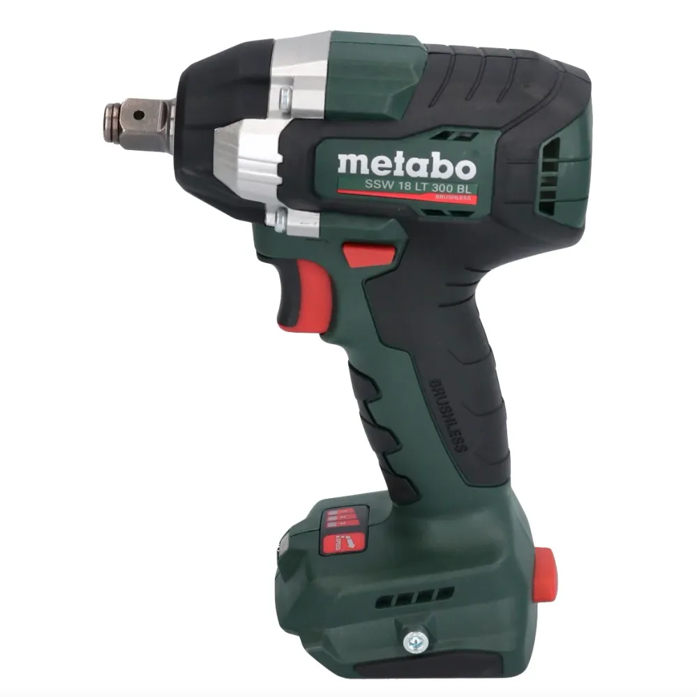 Akumulatorowy klucz udarowy Metabo SSW 18 LT 300 BL 18 V 300 Nm bezszczotkowy + 1x akumulator 5,5 Ah + ładowarka + metaBOX