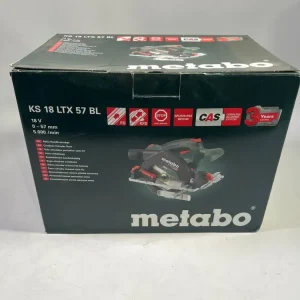 Metabo KS 18 LTX 57 BL Akumulatorowa pilarka tarczowa 18 V 57 mm ( 611857840 ) + Metabox - bez akumulatora, bez ładowarki