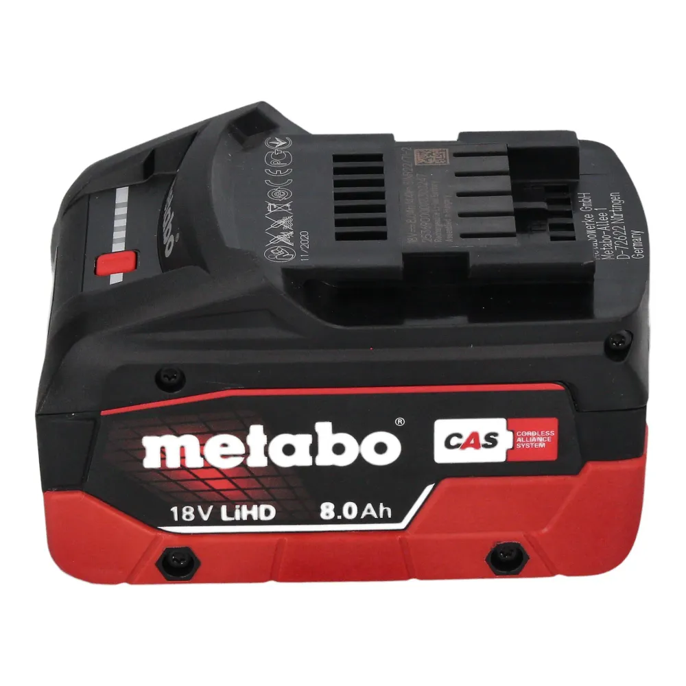Metabo BS 18 LTX BL I Akumulatorowa wiertarko-wkrętarka 18 V 130 Nm bezszczotkowa + 1x akumulator LiHD 8,0 Ah - bez ładowarki