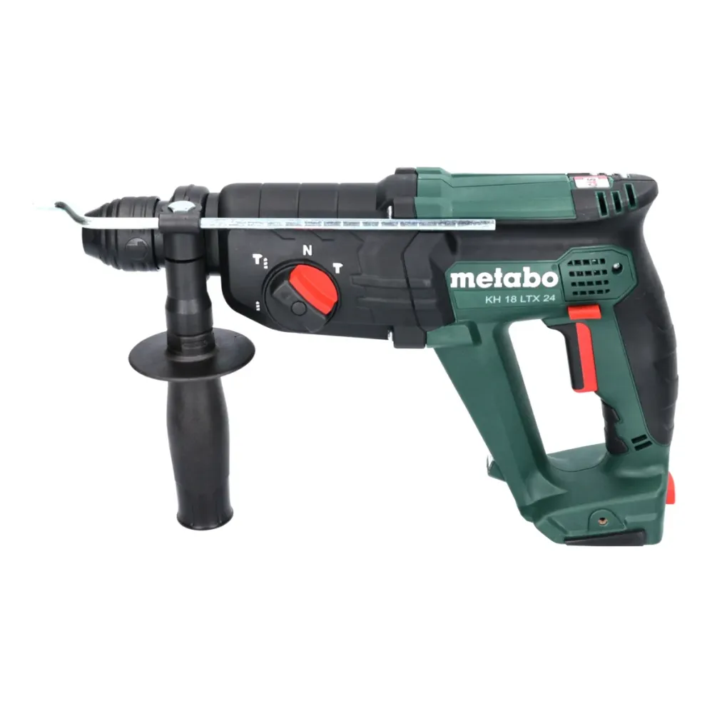 Metabo KH 18 LTX 24 akumulatorowy młot udarowo-obrotowy 18 V 2,1 J SDS plus + 1x akumulator 8,0 Ah + ładowarka + metaBOX